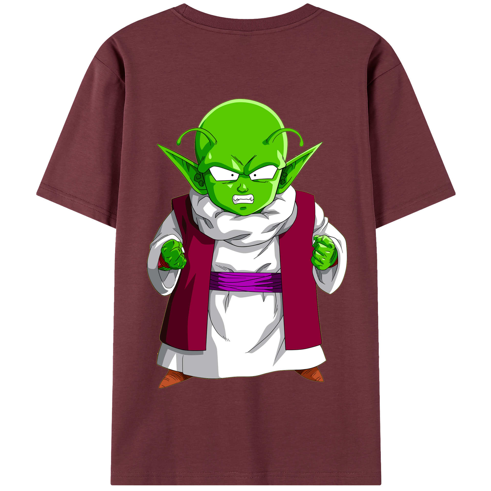 （画像用） ドラゴンボール ピッコロ DRAGON BALL Piccolo 綿100％半袖Tシャツ（背面プリント）